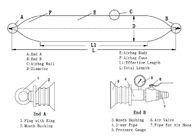 forza ad alta resistenza di lancio della gomma naturale degli airbag della nave dei cantieri navali di 2.2m*15m