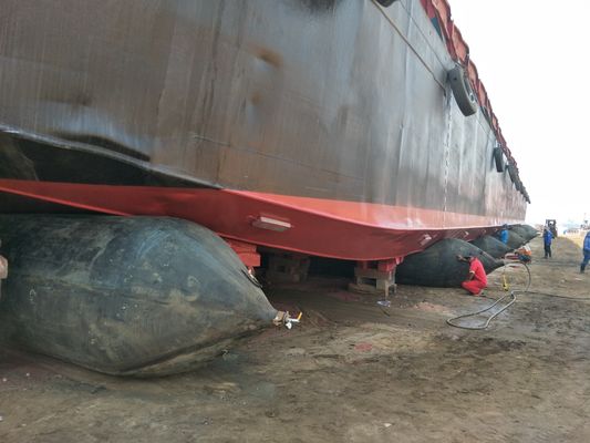 Airbag di gomma marino personalizzabili per il lancio e il sollevamento delle navi