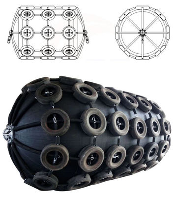 Fendine marine pneumatiche per navi di diverse dimensioni